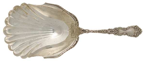 Imperial Chrysanthemum (Sterling, 1894, No Monos) Cracker Spoon