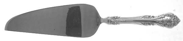 King Edward (Sterling, 1936, No Monos) Pie & Cake Server with Stainless Blade by Gorham Silver