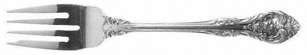 King Edward (Sterling, 1936, No Monos) Salad Fork (Place Size) by Gorham Silver