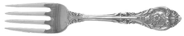 King Edward (Sterling, 1936, No Monos) Baby Fork