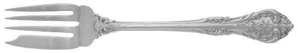 King Edward (Sterling, 1936, No Monos) Individual Salad Fork by Gorham Silver