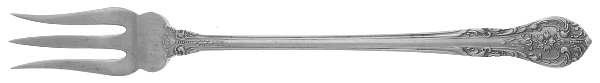 King Edward (Sterling, 1936, No Monos) Olive Fork by Gorham Silver