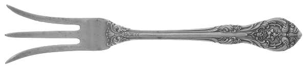 King Edward (Sterling, 1936, No Monos) Lemon Fork by Gorham Silver