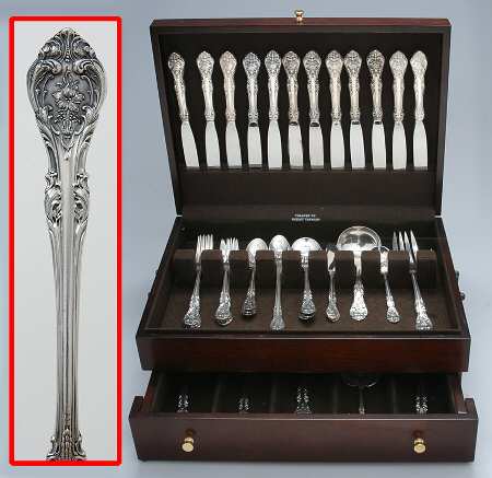 King Edward (Sterling, 1936, No Monos) 117 Piece Set