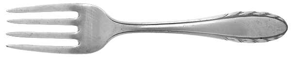Lyric (Sterling, 1940, No Monos) Baby Fork by Gorham Silver