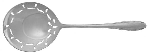 Lyric (Sterling, 1940, No Monos) Solid Bon Bon Spoon with Pierced Bowl by Gorham Silver