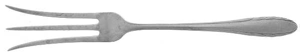 Lyric (Sterling, 1940, No Monos) Lemon Fork by Gorham Silver