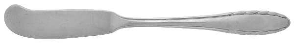 Lyric (Sterling, 1940, No Monos) Flat Handle Butter Spreader by Gorham Silver