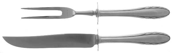 Lyric (Sterling, 1940, No Monos) Small Stainless Blade 2-Piece Steak Carving Set