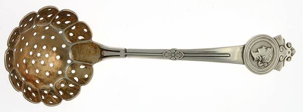 Medallion (Sterling, 1864) Small Sugar Sifter
