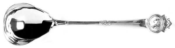 Medallion (Sterling, 1864) Large Solid Soup Ladle