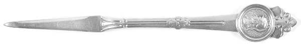 Medallion (Sterling, 1864) Solid Nut Pick by Gorham Silver