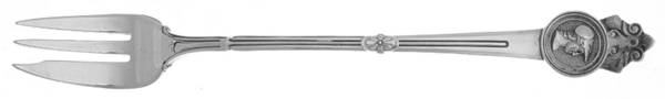 Medallion (Sterling, 1864) Oyster Fork