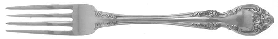 Melrose (Sterling, 1948, No Monograms) Place Size Fork by Gorham Silver