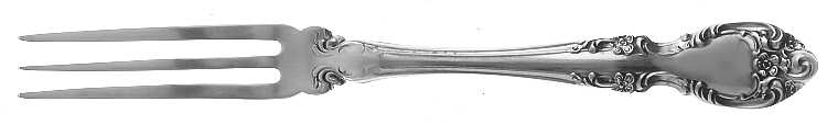Melrose (Sterling, 1948, No Monograms) Strawberry Fork by Gorham Silver