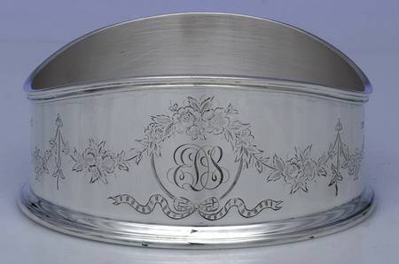 Sterling Hollowware Wine Bottle Holder by Gorham Silver