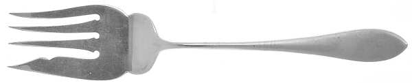Mothers-Old (Sterling, 1875) Medium Solid Cold Meat Serving Fork