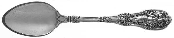 Mythologique (Sterling, 1894, Old, NoBeads, NoFaceBow) Demitasse Spoon