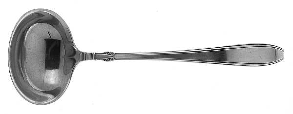 Nocturne (Sterlng, 1938, No Monos) Solid Gravy Ladle by Gorham Silver