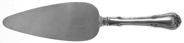 Norfolk-Villa Norfolk (Sterling) Pie Server with Silverplate Blade