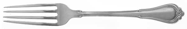 Norfolk-Villa Norfolk (Sterling) Luncheon/Dessert Fork, Solid Piece
