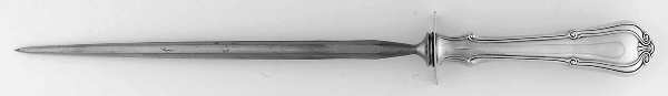 Norfolk-Villa Norfolk (Sterling) Large Knife Sharpener-Steel Rod w/Sterling Guard