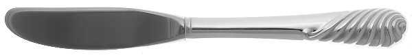 Sea Sculpture (Sterling, 1986) Modern Hollow Butter Spreader (Stainless)