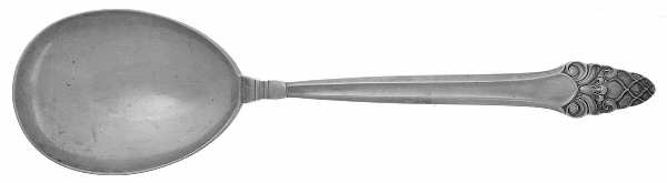 Sovereign-Old (Sterling, 1941, Old)  Solid Smooth Casserole Spoon