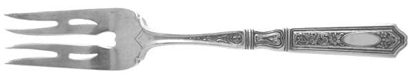 St. Dunstan Chased (Sterling, 1917) Pastry Fork