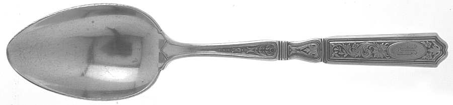 St. Dunstan Chased (Sterling, 1917) Tablespoon (Serving Spoon)