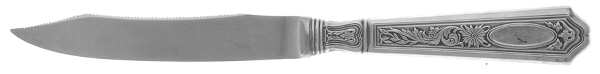St. Dunstan Chased (Sterling, 1917) Orange Knife with Silverplate Blade