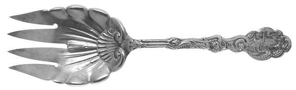 Versailles (Sterling, 1888, No Monograms) Large Solid Fish Serving Fork