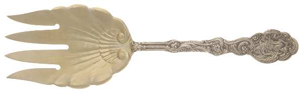 Versailles (Sterling, 1888, No Monograms) Large Solid Fish Serving Fork
