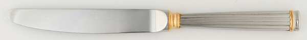 Acropole Dore (Stainless, Gold Acct) Tea Knife with Stainless Blade