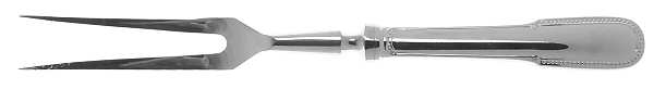 Perles (Stainless) Small Steak Carving Fork with Stainless Prongs