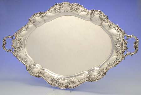 Chantilly-Grand (Sterling Hollowware) Large Waiter Tray