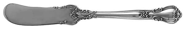 Chantilly (Sterling, 1950, "Gorham", No Monograms) Flat Handle Butter Spreader
