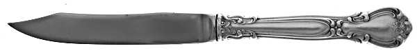 Chantilly (Sterling, 1950, "Gorham", No Monograms) Individual Fruit Knife with Stainless Blade