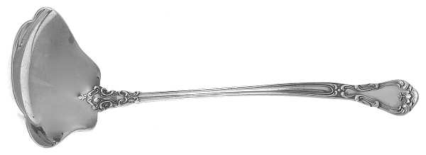 Chantilly (Sterling, 1950, "Gorham", No Monograms) Solid Piece Cream Ladle