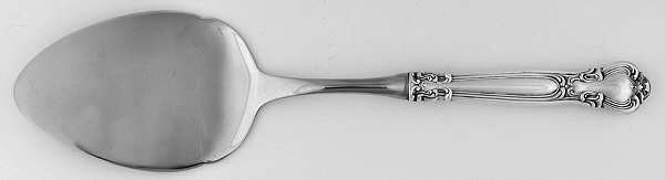 Chantilly (Sterling, 1950, "Gorham", No Monograms) Server-Pastry/Stainless Blade
