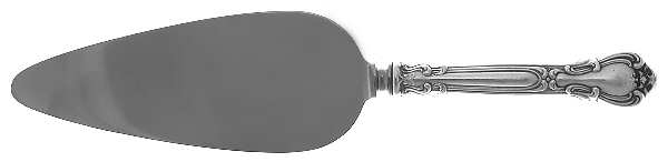 Chantilly (Sterling, 1950, "Gorham", No Monograms) Pie Server with Stainless Blade