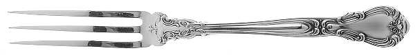 Chantilly (Sterling, 1950, "Gorham", No Monograms) Strawberry Fork