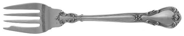 Chantilly (Sterling, 1950, "Gorham", No Monograms) Individual Salad Fork