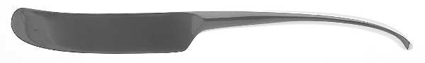 Vivianna (Stainless, Glossy) Solid Butter Spreader/Youth Knife