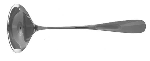 Vivianna (Stainless, Glossy) Solid Gravy Ladle