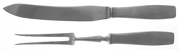 Plata (Stainless) Small Stainless Blade 2-Piece Steak Carving Set