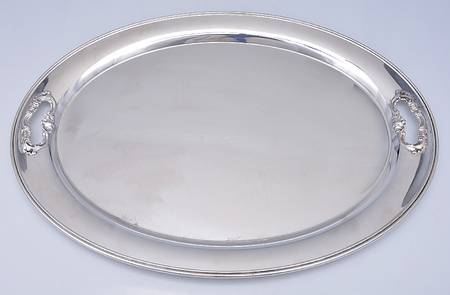 Strasbourg (Sterling, Hollowware, Older) Large Waiter Tray