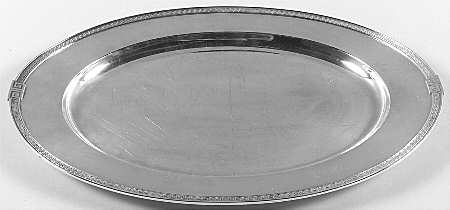 Etruscan (Sterling, Hollowware) Small Sterling Meat Tray No Well