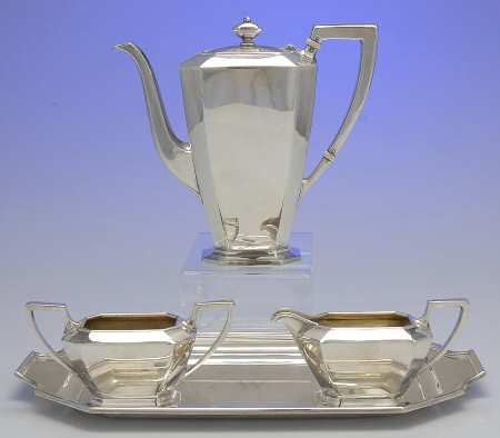 Fairfax (Sterling, Hollowware) (4 Pc) Demi Set (SDEP,SCRM,SSUOM,TRDE13)