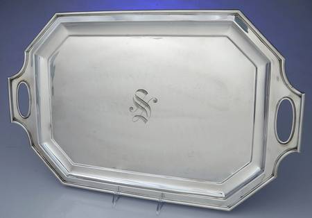 Fairfax (Sterling, Hollowware) Medium Sterling Waiter Tray